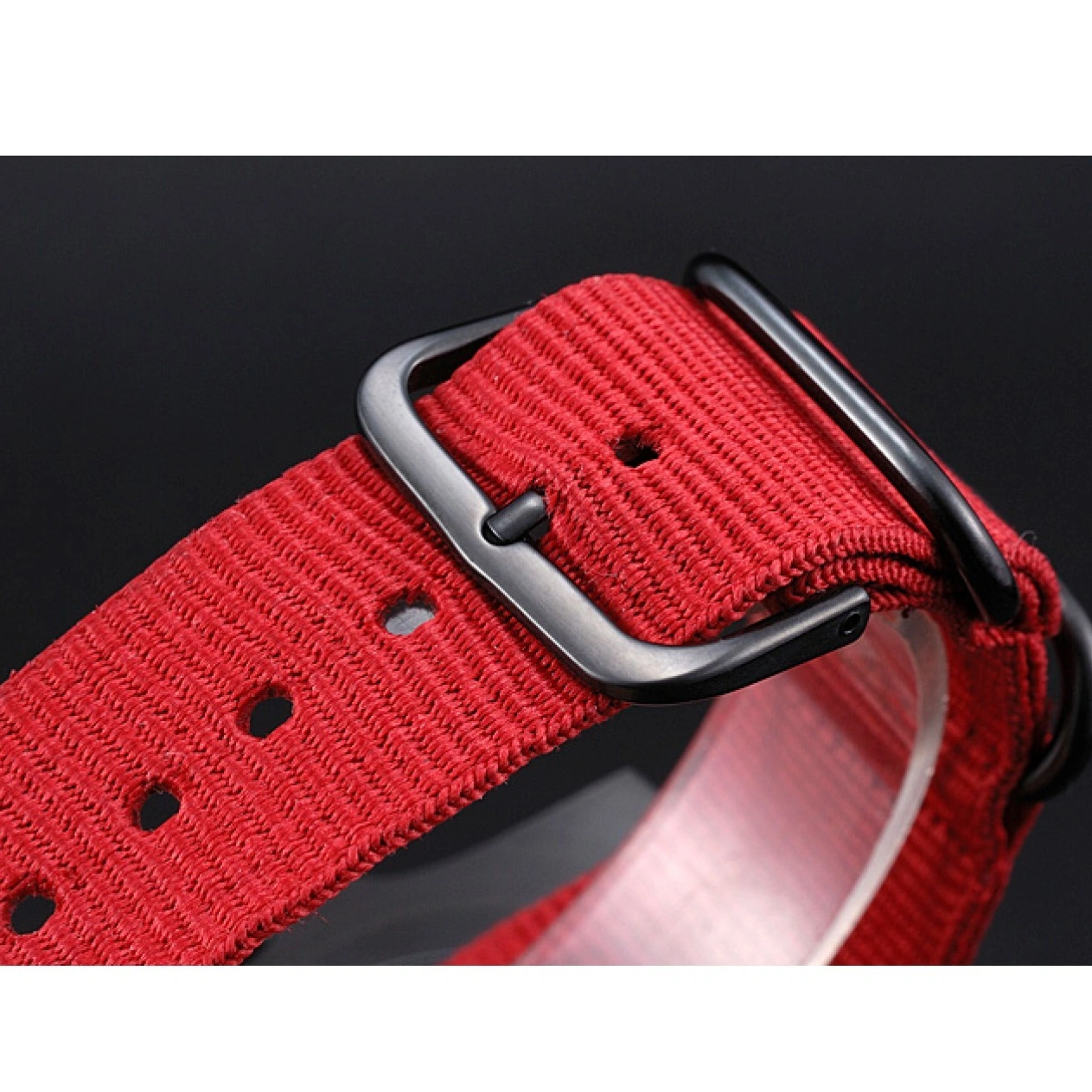 Aaa replica watch Nylon Stealth 622010 Submariner Red Rolex Strap 1014